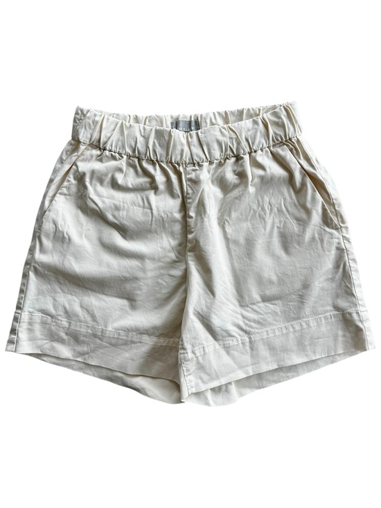 Everlane Pants - Everlane The Easy Short Pull-On Cotton Shorts Elastic Waist Cream Size 4 Women's
